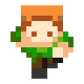 Minicraft Plus "Familiar Girl" that references Alex from Minecraft.